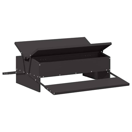 Kyckling Trampmatare Svart 75 x 53 x 20,5 cm Kallvalsat Stål