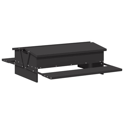 Kyckling Trampmatare Svart 75 x 53 x 20,5 cm Kallvalsat Stål