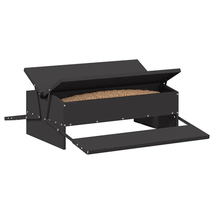 Kyckling Trampmatare Svart 75 x 53 x 20,5 cm Kallvalsat Stål