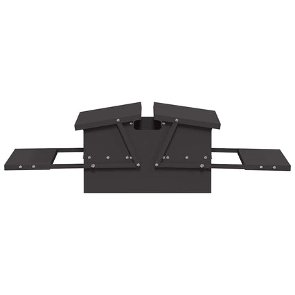 Kyckling Trampmatare Svart 75 x 53 x 20,5 cm Kallvalsat Stål