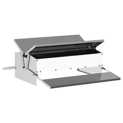 Kyckling Trampmatare Silver 75 x 53 x 20,5 cm Galvaniserat Stål