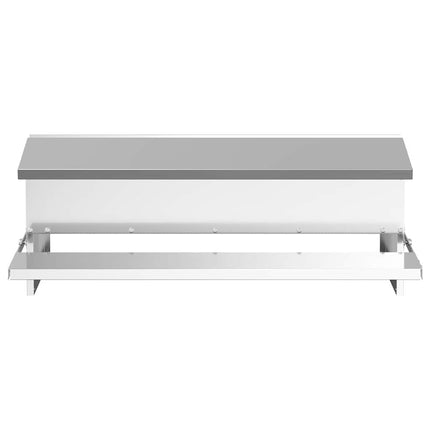 Kyckling Trampmatare Silver 75 x 53 x 20,5 cm Galvaniserat Stål