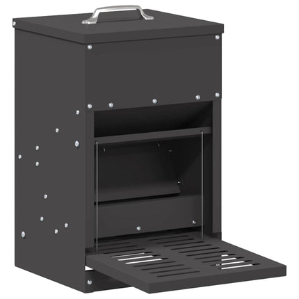 Kyckling Trampmatare Svart 25 x 42 x 40 cm Kallvalsat Stål