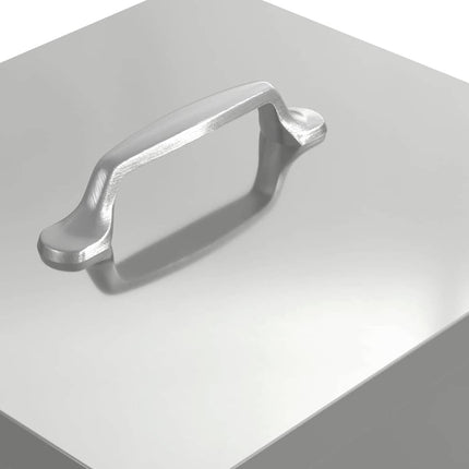 Kyckling Trampmatare Silver 25 x 42 x 40 cm Galvaniserat Stål