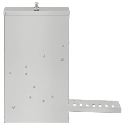 Kyckling Trampmatare Silver 25 x 42 x 40 cm Galvaniserat Stål