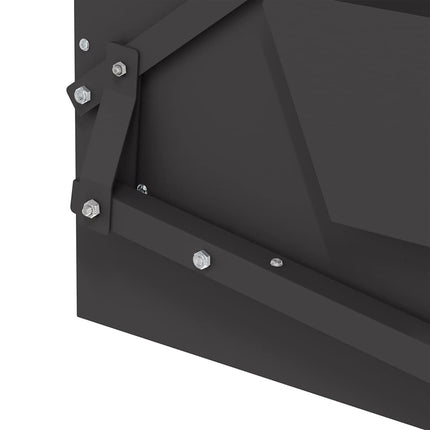 Kyckling Trampmatare Svart 50 x 40 x 29 cm Kallvalsat Stål