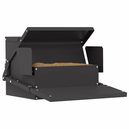 Kyckling Trampmatare Svart 50 x 40 x 29 cm Kallvalsat Stål