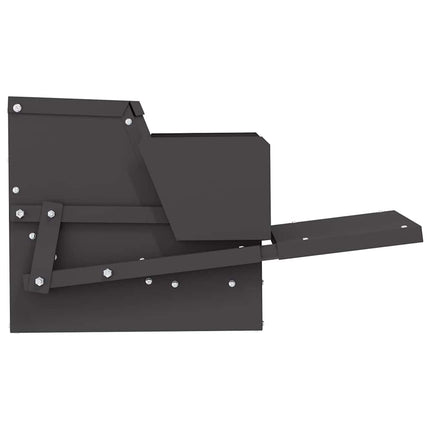 Kyckling Trampmatare Svart 50 x 40 x 29 cm Kallvalsat Stål