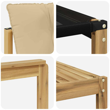 Utomhussoffset 8 pcs Vit och Beige