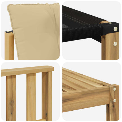Utomhussoffset 8 pcs Vit och Beige