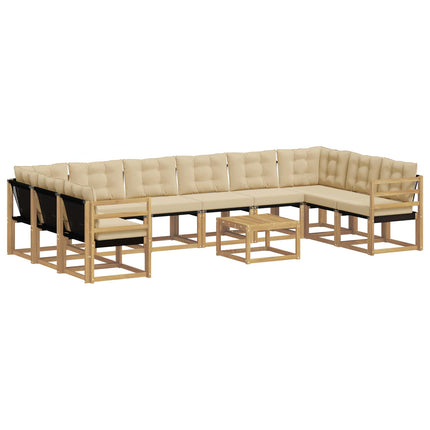 Utomhussoffset 11 st Vit och Beige