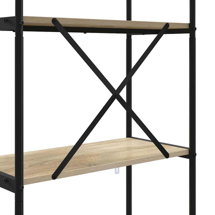 Hyllsystem Sonoma-ek 80 x 30 x 183 cm Konstruerat trä