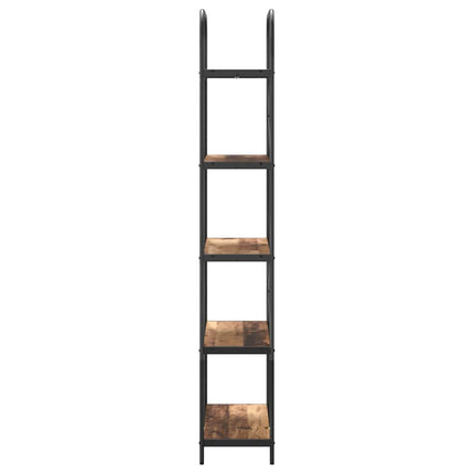 Hyllsystem Gammalt trä 80 x 30 x 183 cm Konstruerat trä