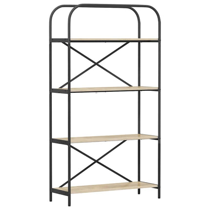 Hyllsystem Sonoma-ek 80 x 30 x 146 cm Konstruerat trä
