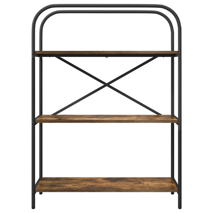 Hyllsystem Rökt ek 80 x 30 x 109 cm Konstruerat trä