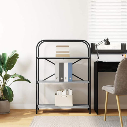 Hyllsystem Grå Sonoma 80 x 30 x 109 cm Konstruerat trä