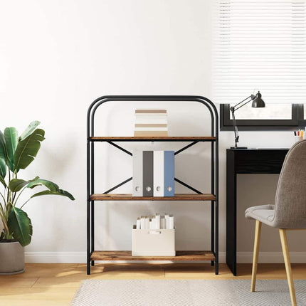 Hyllsystem Gammalt trä 80 x 30 x 109 cm Konstruerat trä