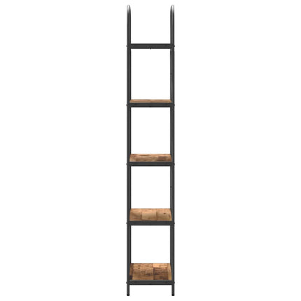 Hyllsystem Gammalt trä 60 x 30 x 183 cm Konstruerat trä