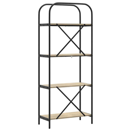 Hyllsystem Sonoma-ek 60 x 30 x 146 cm Konstruerat trä