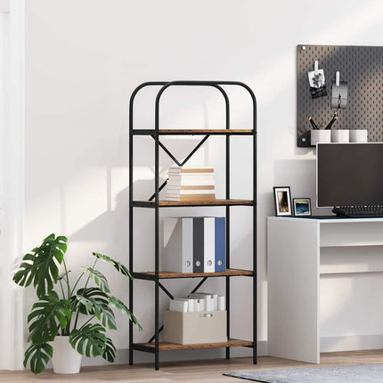 Hyllsystem Gammalt trä 60 x 30 x 146 cm Konstruerat trä