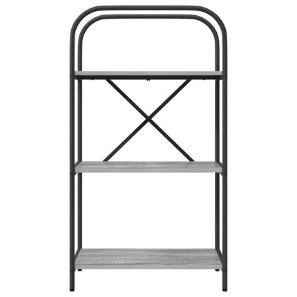 Hyllsystem Grå Sonoma 60 x 30 x 109 cm Konstruerat trä