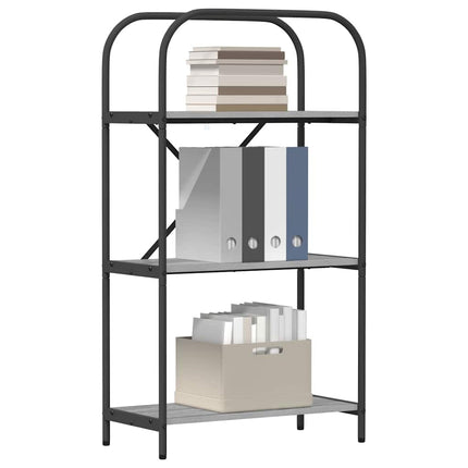 Hyllsystem Grå Sonoma 60 x 30 x 109 cm Konstruerat trä