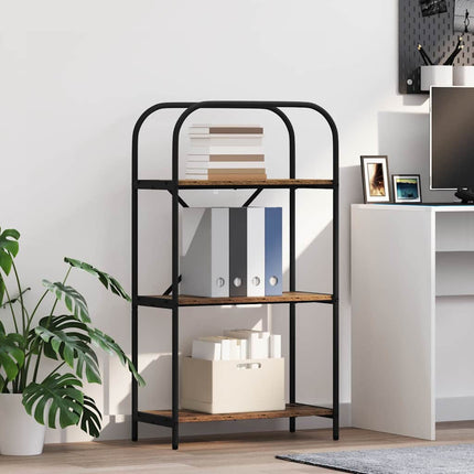 Hyllsystem Gammalt trä 60 x 30 x 109 cm Konstruerat trä