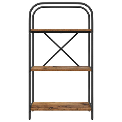Hyllsystem Gammalt trä 60 x 30 x 109 cm Konstruerat trä