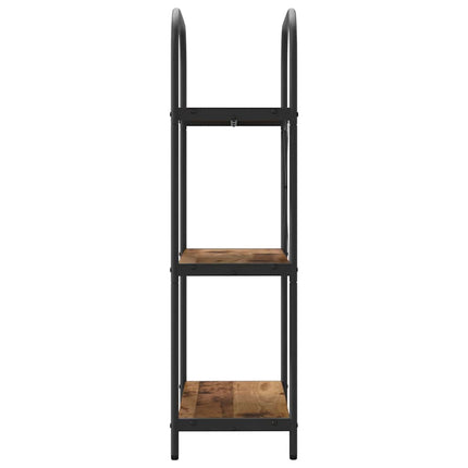 Hyllsystem Gammalt trä 60 x 30 x 109 cm Konstruerat trä
