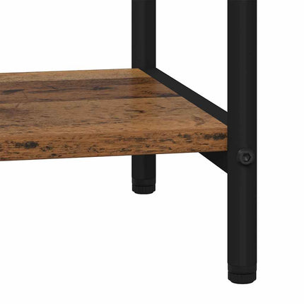 Hyllsystem Gammalt trä 40 x 30 x 183 cm Konstruerat trä
