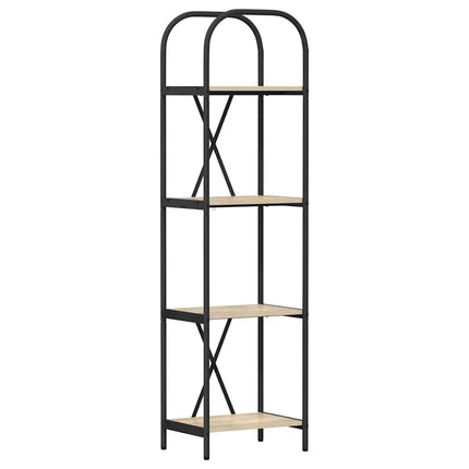 Hyllsystem Sonoma-ek 40 x 30 x 146 cm Konstruerat trä