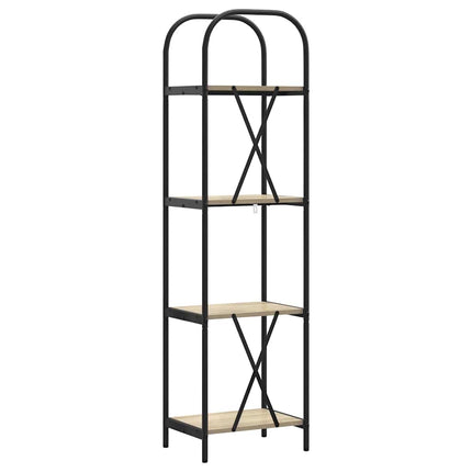 Hyllsystem Sonoma-ek 40 x 30 x 146 cm Konstruerat trä