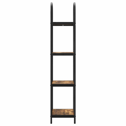 Hyllsystem Rökt ek 40 x 30 x 146 cm Konstruerat trä