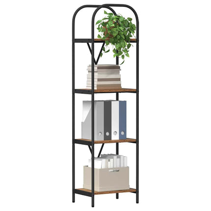 Hyllsystem Gammalt trä 40 x 30 x 146 cm Konstruerat trä