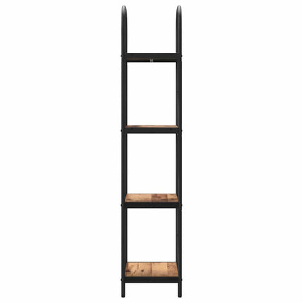 Hyllsystem Gammalt trä 40 x 30 x 146 cm Konstruerat trä
