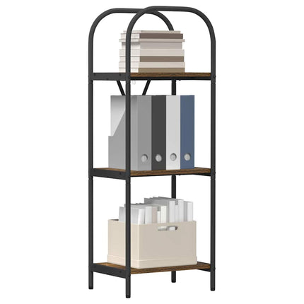 Hyllsystem Rökt ek 40 x 30 x 109 cm Konstruerat trä