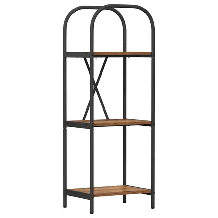Hyllsystem 3 nivåer 40 x 30 x 109 cm Konstruerat trä