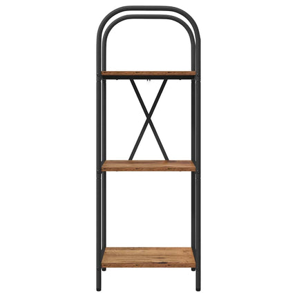 Hyllsystem Gammalt trä 40 x 30 x 109 cm Konstruerat trä