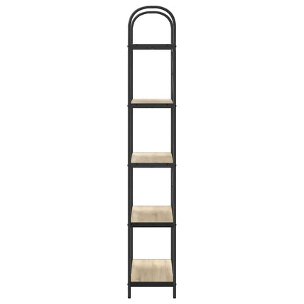 Hyllsystem Sonoma-ek 80 x 30 x 183 cm Konstruerat trä