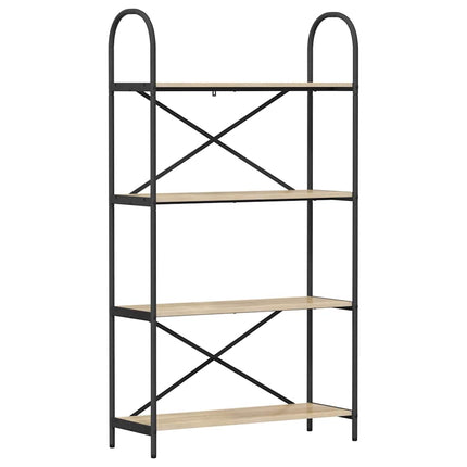 Hyllsystem Sonoma-ek 80 x 30 x 146 cm Konstruerat trä