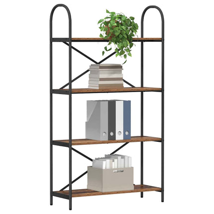 Hyllsystem Gammalt trä 80 x 30 x 146 cm Konstruerat trä