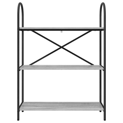 Hyllsystem Grå Sonoma 80 x 30 x 109 cm Konstruerat trä