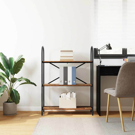 Hyllsystem Gammalt trä 80 x 30 x 109 cm Konstruerat trä