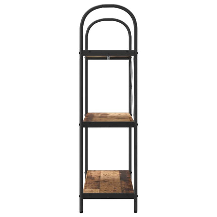 Hyllsystem Gammalt trä 80 x 30 x 109 cm Konstruerat trä