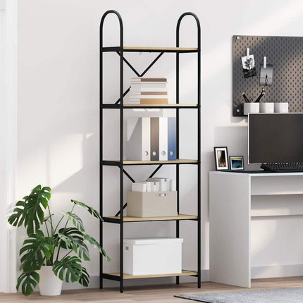Hyllsystem Sonoma-ek 60 x 30 x 183 cm Konstruerat trä