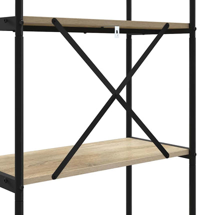 Hyllsystem Sonoma-ek 60 x 30 x 146 cm Konstruerat trä
