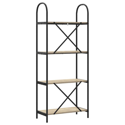 Hyllsystem Sonoma-ek 60 x 30 x 146 cm Konstruerat trä
