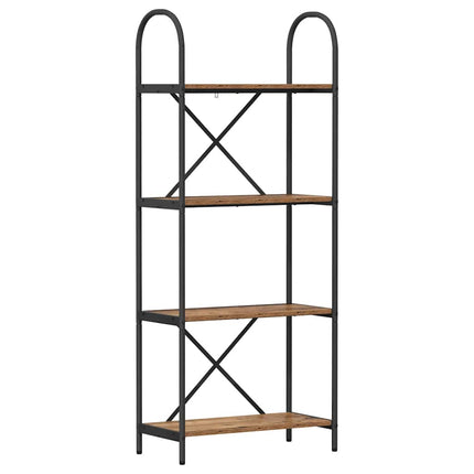 Hyllsystem Gammalt trä 60 x 30 x 146 cm Konstruerat trä