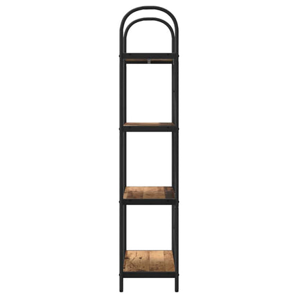 Hyllsystem Gammalt trä 60 x 30 x 146 cm Konstruerat trä