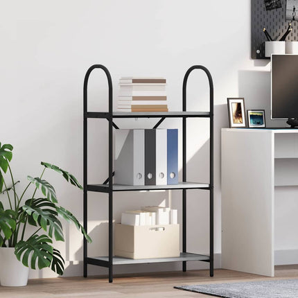Hyllsystem Grå Sonoma 60 x 30 x 109 cm Konstruerat trä